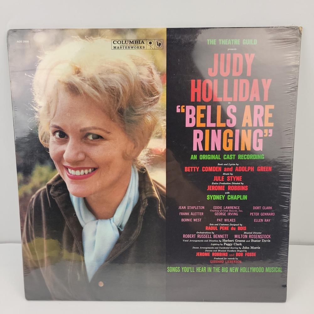 Bells Are Ringing Original Cast Recording Judy Holliday Columbia Vinyl LPAOS2006